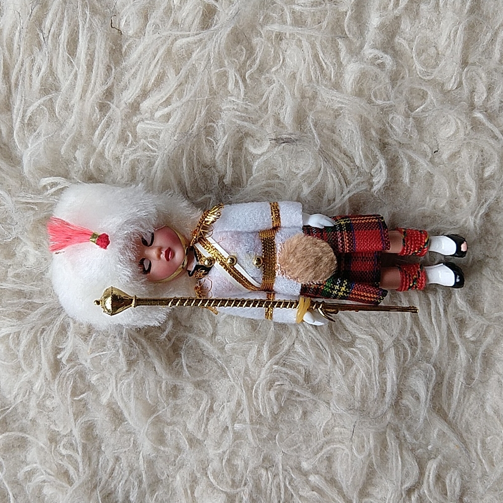 Vintage Scottish Doll Souvenir Small 6.5"